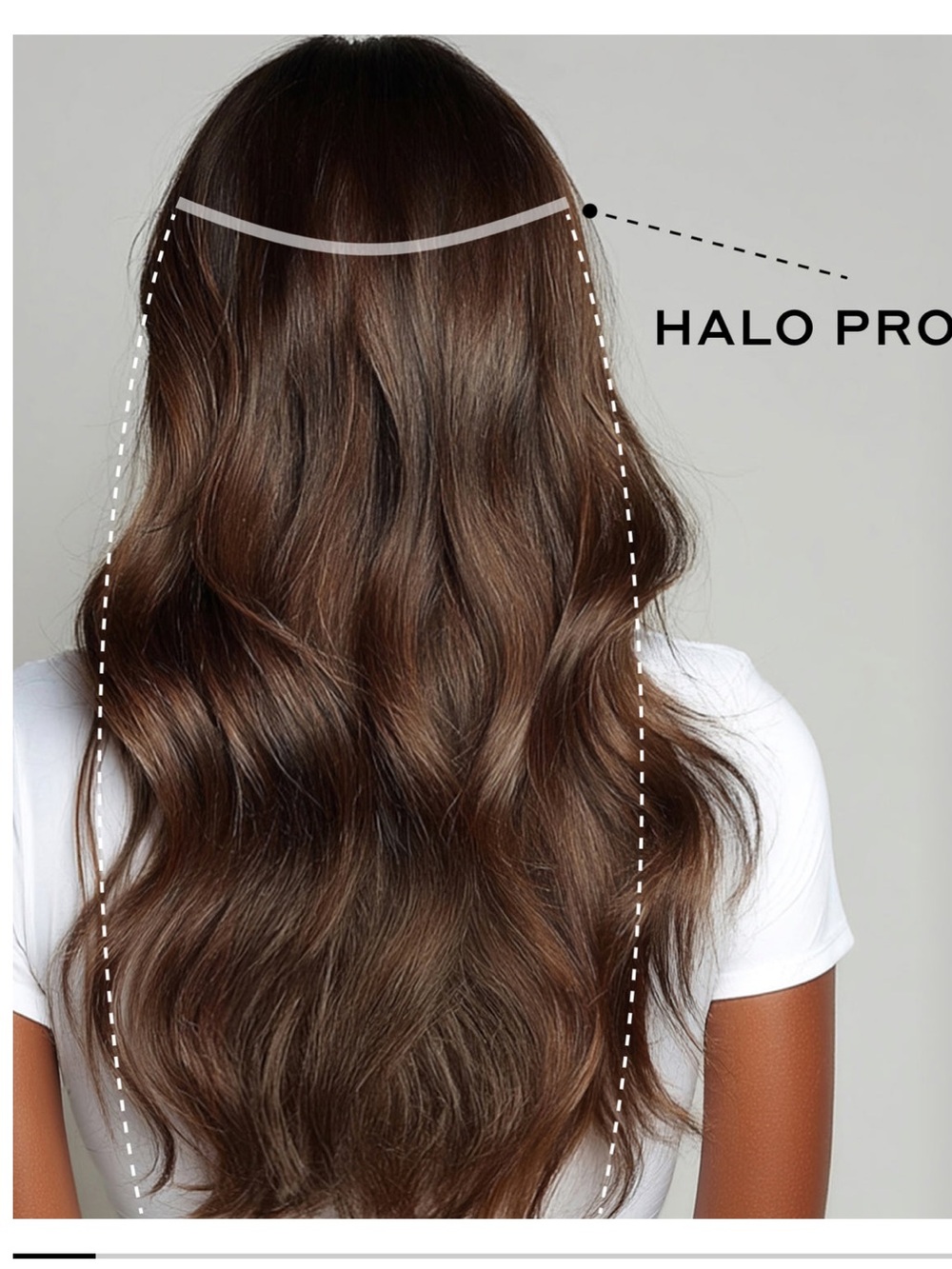 Bellami HALO EXTENSIONS, CHOCOLATE BROWN #4 NATURAL